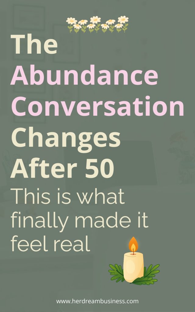 Abundance Mindset After 50